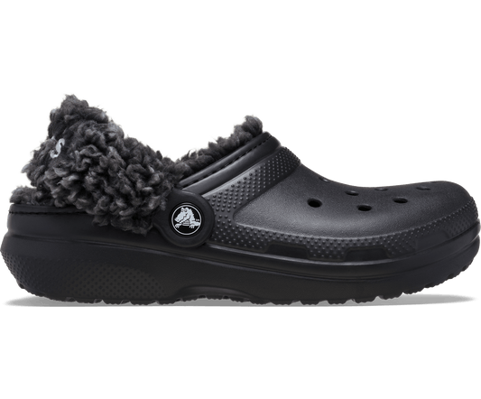Kids’ Classic Fleece Lined Clog - Black