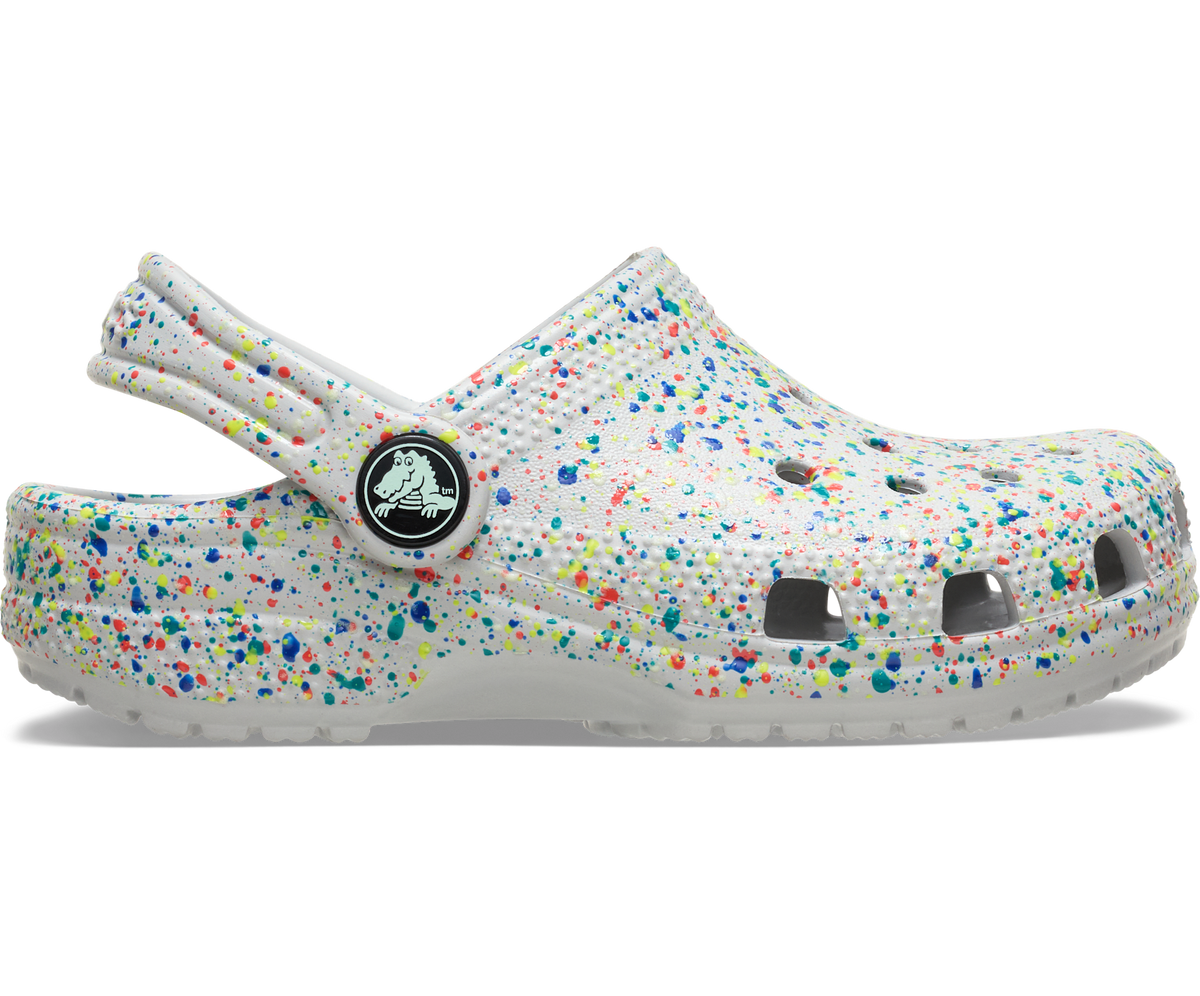Kids' Classic Glow Paint Splatter Clog - Atmosphere / Multi