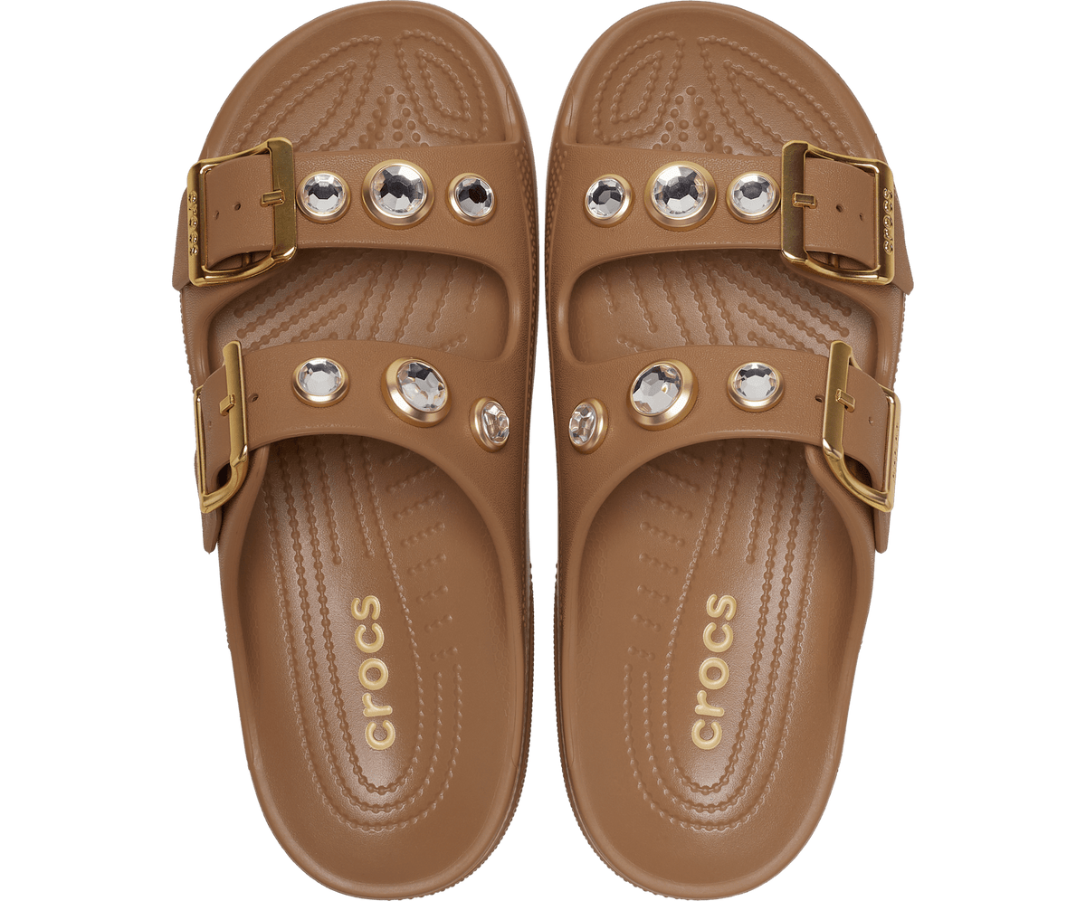 Saturday Embellished Sandal - Sepia / Gold